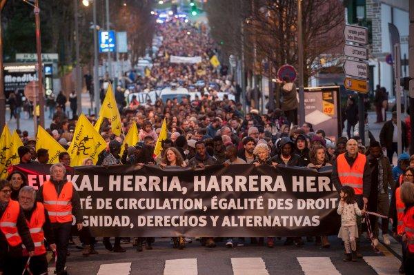 Demonstration January 2019. Photo Gari Garaialde Demonstration January 2019. Photo Gari Garaialde